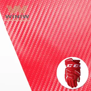 1.2mm Micro Fiber Leatherette PU Leather For Various Purposes-for Ice Hockey Gloves Shoes Bags Golf Gear Garments