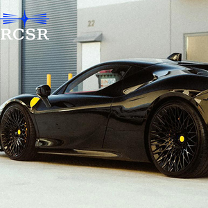 Cerchi in Lega Forgiati RCSR Personalizzati Nero Lucido da 18 20 22 Pollici per Auto Porsche Nuova Condizione Offset 40mm e Backspace - Product Image 5