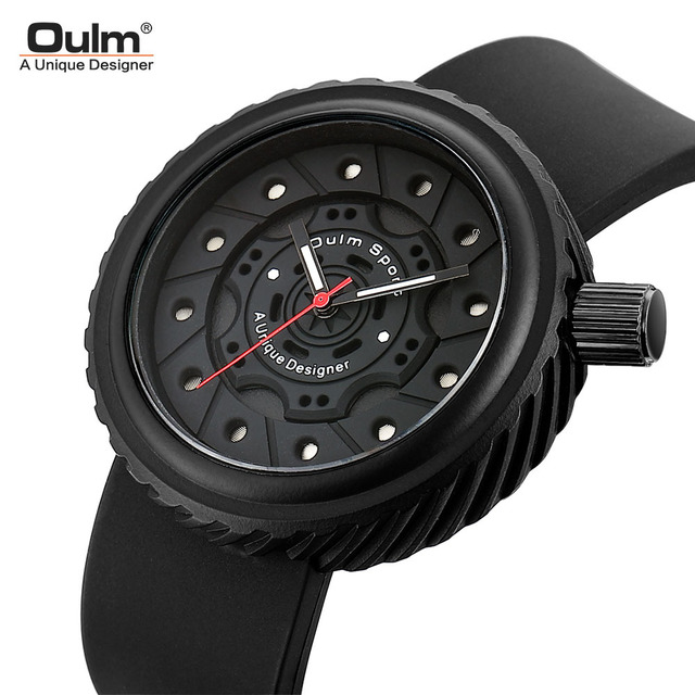 Fashion Men Watches Unique Creative Mechanical Sense Design Watch Male Clock Silicone Strap Quartz Wrist Watch Relogio Masculino