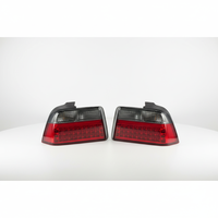 Pour BMW E36 4D, feux arrière, lampe arrière LED, couleur gris rouge