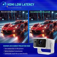 Projecteur HY350MAX 1080P Android 10 500 Lumens Home Cinéma Portable