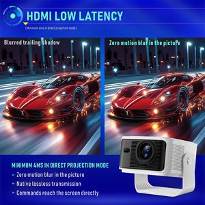 HY350MAX <b>Projector</b> 1080P <b>Android</b> 10 500 Lumens Home Theater Portable - Product Image 6