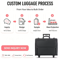 Sac de transport à roulettes personnalisable pour ordinateur portable et documents, idéal pour avocats et professionnels – Valise à roulettes pour ordinateur portable