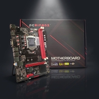 Tarjeta Madre PCWINMAX Nueva H61 LGA1155 DDR3 16GB Doble Canal PCIe 2.0 Micro ATX OEM ODM en Stock para PC de Escritorio de 2ª y 3ª Generación