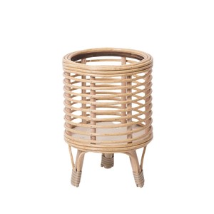 Nordic Rattan Woven Flower <b>Pot</b> <b>Stand</b> Handmade Floor Standing Home Office Plant Decor XH24-344DZ - Product Image 4