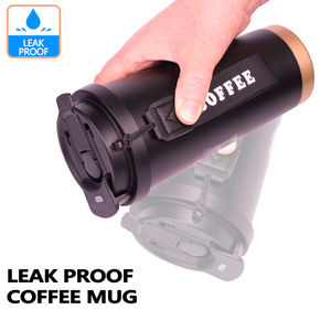 Vaso Térmico Escolar Ecológico con Tapa <span class=keywords><strong>de</strong></span> Acero Inoxidable, <span class=keywords><strong>Diseño</strong></span> Minimalista, Taza Térmica Personalizada para Café - Product Image 5