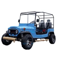 ZHENDA Popular Classic, Mini Jeep de 250cc, Cuatro Ruedas, Gasolina, Todoterreno, 4 Asientos, Cuero Suave, para Transporte Especial