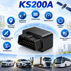 מכשיר מעקב GPS OBD2 4G לרכב, מיני, התקנה פשוטה, ניהול ציי רכב בזמן אמת, נגד גניבה, אזעקת גיאוגרפי, BDS, LBS - Product Image 4