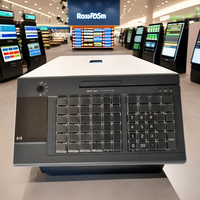 Teclado de sistema POS programable todo en uno LIF multifuncional con RFID y lector de tarjetas magnéticas para sistemas POS