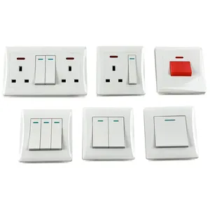 Modern A5 90*90mm Wall Electric Switches and Socket with Factory Price