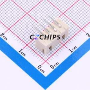 WAFER-XH2.54-4PWZ-Y62 Wire-to-Board Pin Header Bent Lead Through Hole,P=2.5mm Connector 1x4P 2.5mm Right Angle Insert XH - Product Image 2