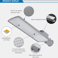 Lampadaires solaires LED COVEDA, prix de gros, éclairage extérieur IP66 30W 50W 100W 150W 200W