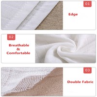 Couche en tissu de gaze douce à séchage rapide et facile à laver pour bébé Couche en mousseline lavable et réutilisable