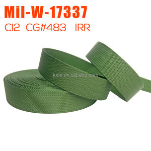 JUDE 웨빙 작동 나일론 웨빙 블랙 25 Mm 1.20 두께 플레이트 캐리어 조끼 배낭 스트랩 MOLLE PLAS 웨빙 - Product Image 4