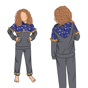 Offre Spéciale enfants conception enfant en bas âge garçons fille tricot à capuche et pantalon enfants <span class=keywords><strong>tenue</strong></span> de noël 2 pièces bébé vêtements ensembles - Product Image 2
