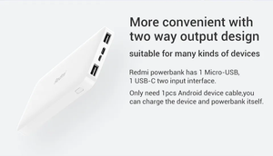 小米移动电源20000毫安时18w快速充电USB-C微型USB Mi <span class=keywords><strong>Redmi</strong></span> 20000毫安时移动电源的原始全球版本 - Product Image 4