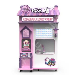 Cotton Candy Small Vending Machine Candy Floss Machine New Design Commercial Cotton Full Automatic