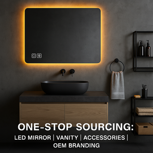 Không khung lớn Salon thông minh LED ánh sáng gương chống sương mù nhà vệ sinh cảm ứng với antifog - Product Image 6