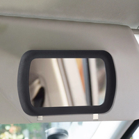 Miroir de maquillage universel de luxe populaire pour voiture, pare-soleil portable pour femmes, accessoire de décoration intérieure en acier
