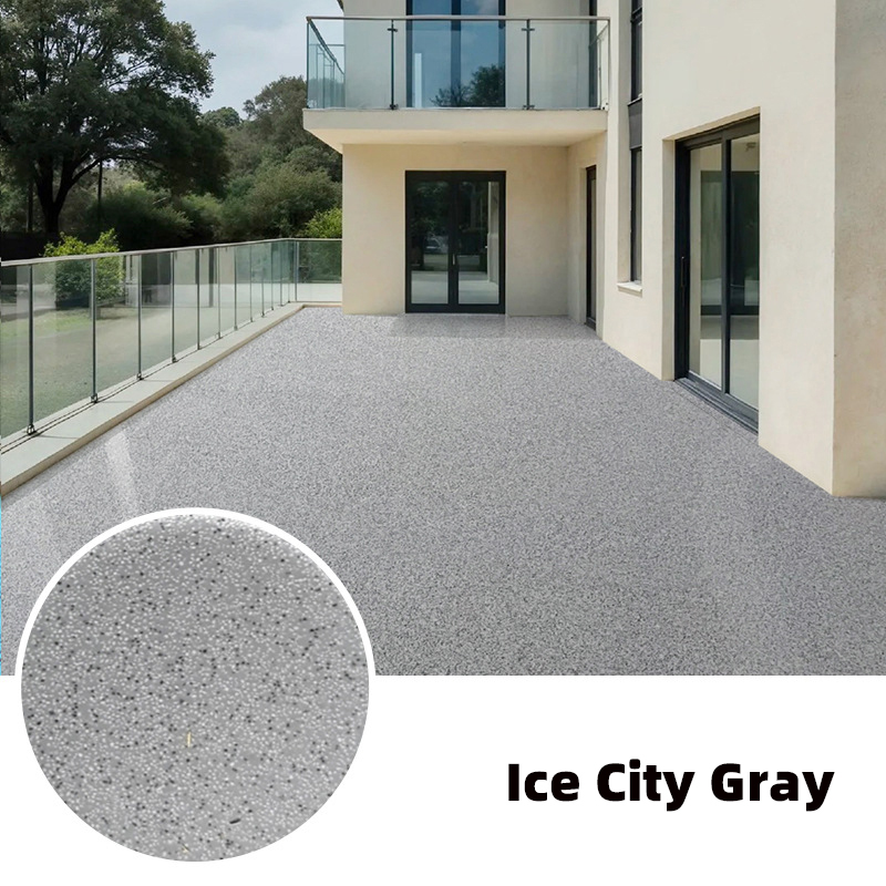 Gris de la ville de glace