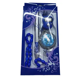 En Stock cadeaux islamiques Tasbih plastique multicolore chapelet stylo doigt compteur boussole de gros Ramadan coffret cadeau