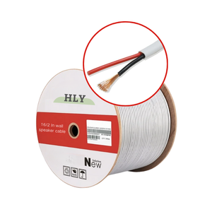 Câble de haut-parleur mural OFC en cuivre <span class=keywords><strong>pur</strong></span> 16/2 CL2 de 100 m, 250 pi, 500 pi, câbles audio et vidéo de qualité supérieure - Product Image 1