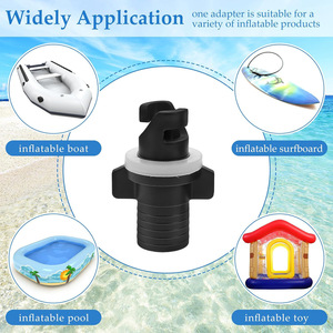 Adaptador de Válvula de Aire Individual de Plástico para Bote Inflable, Bomba Eléctrica, Tabla de Surf y Accesorios de Cama - Product Image 4