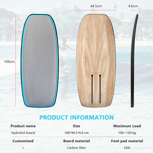 High Quality 16.7L Carbon Fiber Epoxy All-Around SUP Surfboard With Bag 150kg Load Capacity Beginner-Friendly for <b>Surfing</b> 106 Su - Product Image 3