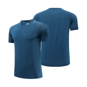 Camiseta de corrida de verão para homens, camisa casual de manga curta, fitness atlética com estampa personalizada