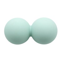 JOYFIT Ballon de massage en silicone personnalisé avec logo gravé ou imprimé, forme cacahuète pour le lacrosse