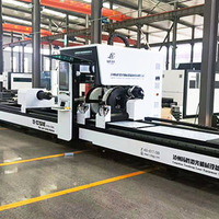 Découpeuse de tubes laser à fibre CNC de précision, automatique, haute vitesse, conception portable, rails de guidage Cypcut Hiwin, prix direct usine pour l'industrie métallurgique