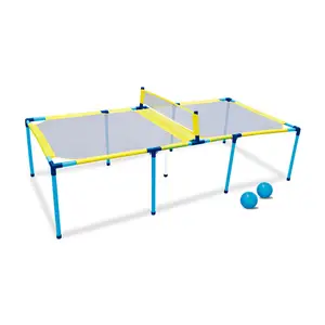 Mini conjunto de jogos de mesa para crianças, tênis de mesa portátil, para áreas externas, internas, bolas, jogos de jardim, conjunto de china, brinquedo esportivo, infantil