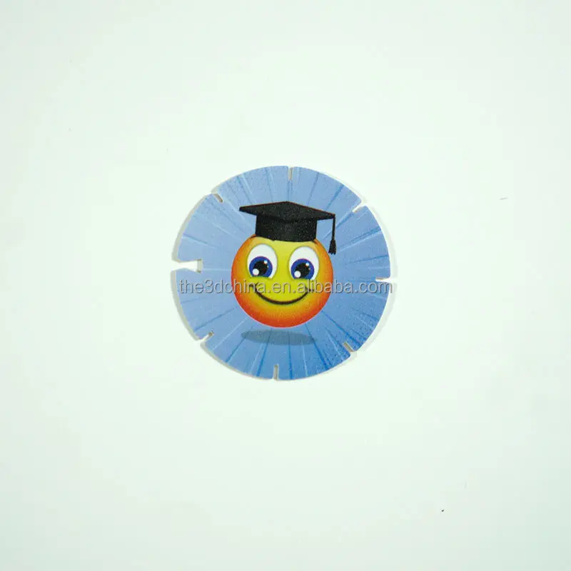 Gioco di stampa lenticolare personalizzato plastica cartone animato Tazo Card 3d sfera lenticolare jigsaw puzzle plastica