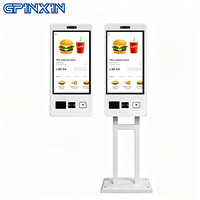 21.5 27 32 Inch Interactive Self Service Payment Kiosk Automatic Touch Screen Kiosk Self Ordering Machine for Restaurant