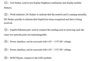Thẻ điều khiển hệ thống hiển thị LED HD-R712 Thẻ Nhận thẻ huidu - Product Image 5