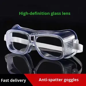 HY HY016 lunettes de sécurité industrielle bord souple anti-poussière petites lunettes de protection coupe-vent anti-éclaboussures meulage plein cadre - Product Image 2