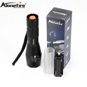 Alonefire G700 led el feneri XM-L T6 Ultra parlak alüminyum yakınlaştırma Torch kamp ev balıkçılık spor lamba ışığı AAA 18650 pil