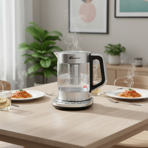 Anbolife Multi-functional Luxury <b>Kettle</b> Health Pot Digital <b>Temperature</b> <b>Control</b> Base Rose Gold Tea Maker OEM ODM Factory Glass Ma - Product Image 6