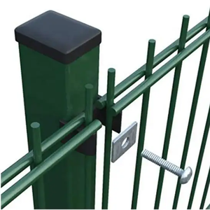 Cercas de estera de varilla doble recubiertas de polvo galvanizado de fábrica 868 656 alambre valla de malla de alambre Doble - Product Image 2