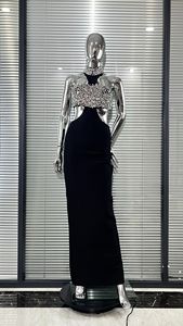 Sexy Hand Beading Celebrity <strong>Long</strong> Fashion Celebrity Evening Women's Party <strong>Dress</strong> - Product Image 2