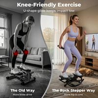 Appareil de fitness portable RS Indoor Step Rocker pour entraînement aérobie, équipement de fitness Rock Stepper, machine d'exercice à domicile