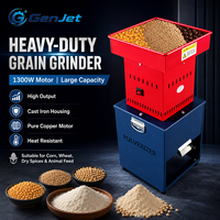 Mesin Penggiling Biji-bijian Listrik Tugas Berat Bahan Stainless Steel, Penghancur Jagung, Penggiling Jagung, Mesin Penggiling Pakan Ternak, Gandum, Rempah Kering, Baru