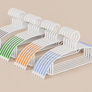 Plastic Clothes Hangers Non Slip Narrow Edge Mark Free Anti Shoulder Corner Thickened Enlarged For Clothing Organizer - Product Image 1