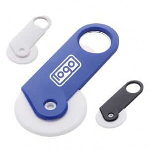 Cuchillo para Pizza Circular de Plástico Multifuncional con Diseño de Logotipo Personalizado y Abrebotellas - Product Image 5