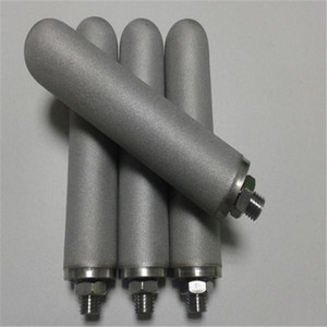 Mini-filtre en acier inoxydable micronisé sur mesure, en forme de tige métallique poreuse, petite taille - Product Image 2