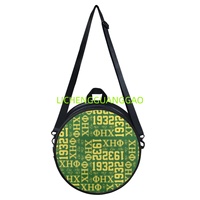 Sac Rond en PU pour Femme Chi Eta Phi Sorority, Réutilisable, en Tissu, pour le Shopping, Sac de Week-end de Haute Qualité – Ventes Flash