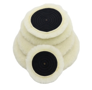 Offre Spéciale Chèvre DA LAINE Tampon de Polissage 1.2 en 5 à 6 en 7in Coupe lourde De Soins De <span class=keywords><strong>Voiture</strong></span> Tampon de Polissage En Laine - Product Image 1