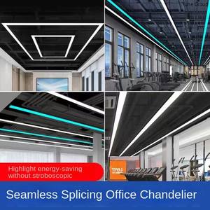 Seamless Lamp Aluminum Profile Billiard Room Billiard Table Modern Linear Rectangular LED <b>Chandelier</b> Garage Strip Residential - Product Image 6