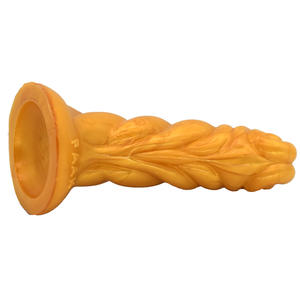 Faak 2020 Nieuwe Gouden Dildo Siliconen Schapen Hoorn Vorm Gebogen Anaal Plug Met Zuignap G-Spot Stimuleren <span class=keywords><strong>Sex</strong></span> speelgoed Voor Vrouwen - Product Image 5