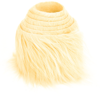 Matériel de masque DIY, bandes de fausse fourrure de couleur vive, masque therian, tissu moelleux et duveteux, fourrure artisanale pour équipement therian, masque en fourrure